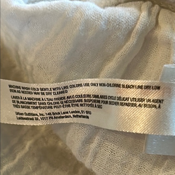 Anthropologie White Peplum Top Size Small - Picture 6 of 7